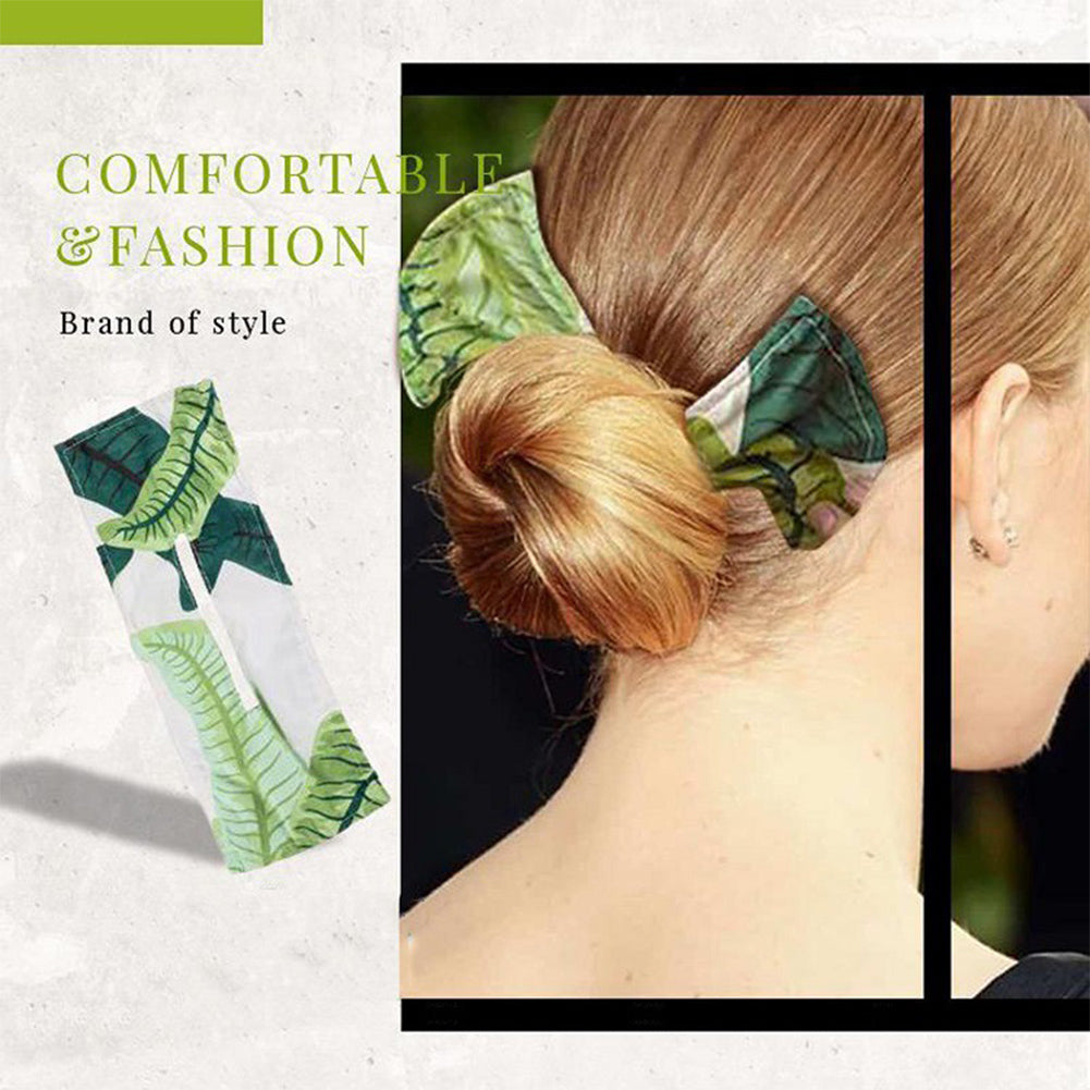 Vintage Bow Hair Coiler Headband