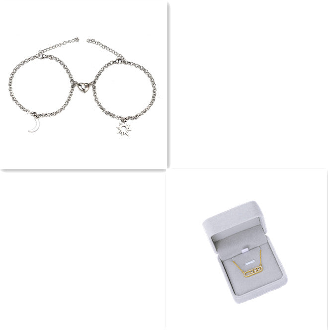 Sun & Moon Magnetic Couple Bracelets