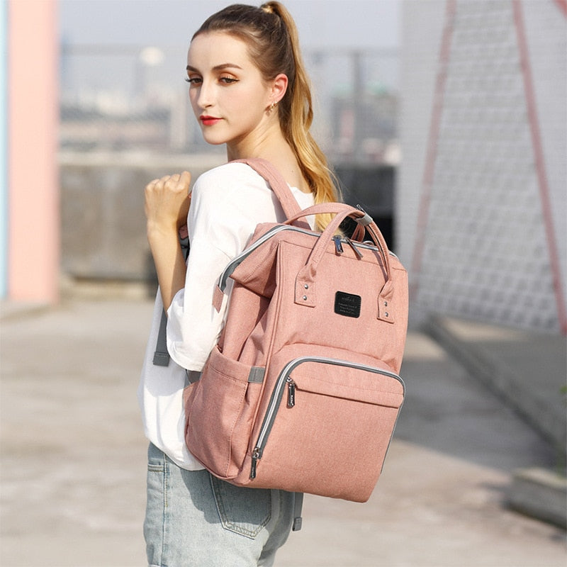 Baby Diaper Bag With Portable Bed