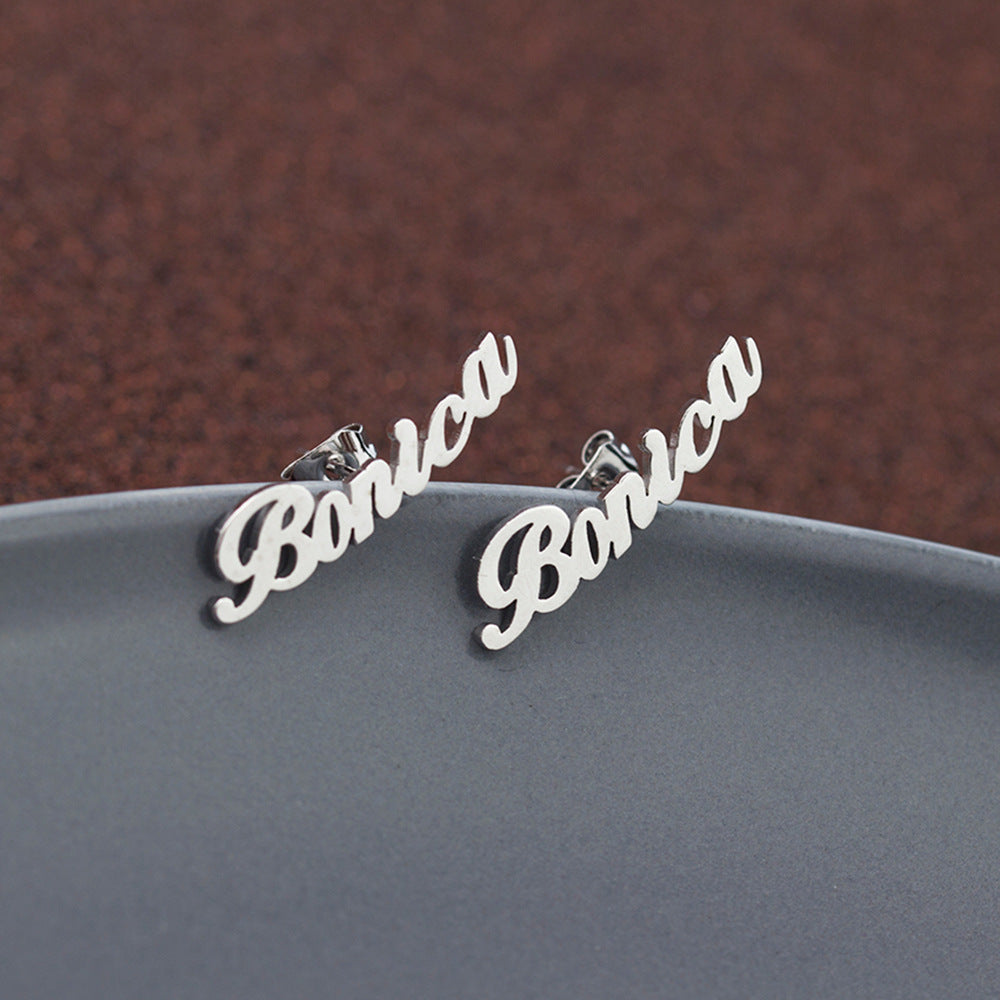 Personalized Name Earrings