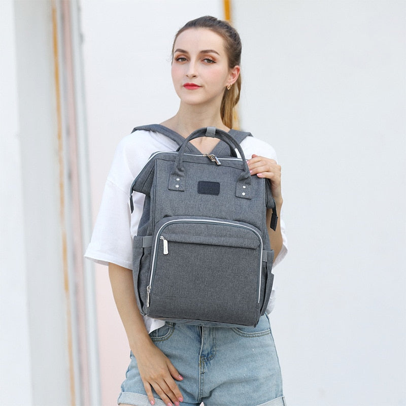 Baby Diaper Bag With Portable Bed