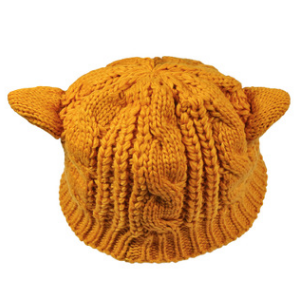 Knitted Cat Ears Beanie