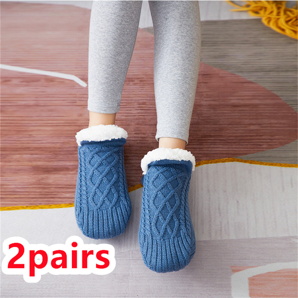 Indoor non slip thermal socks