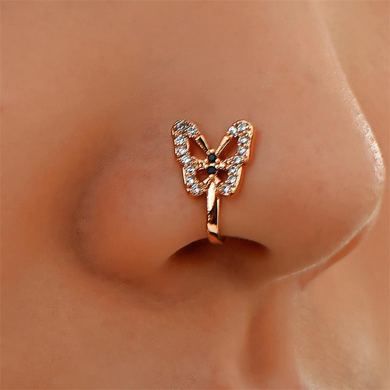 No-Piercing Butterfly Nose Clip