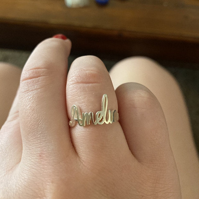 Custom Name Ring