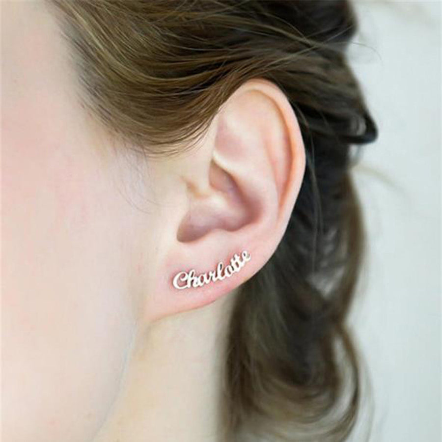 Personalized Name Earrings