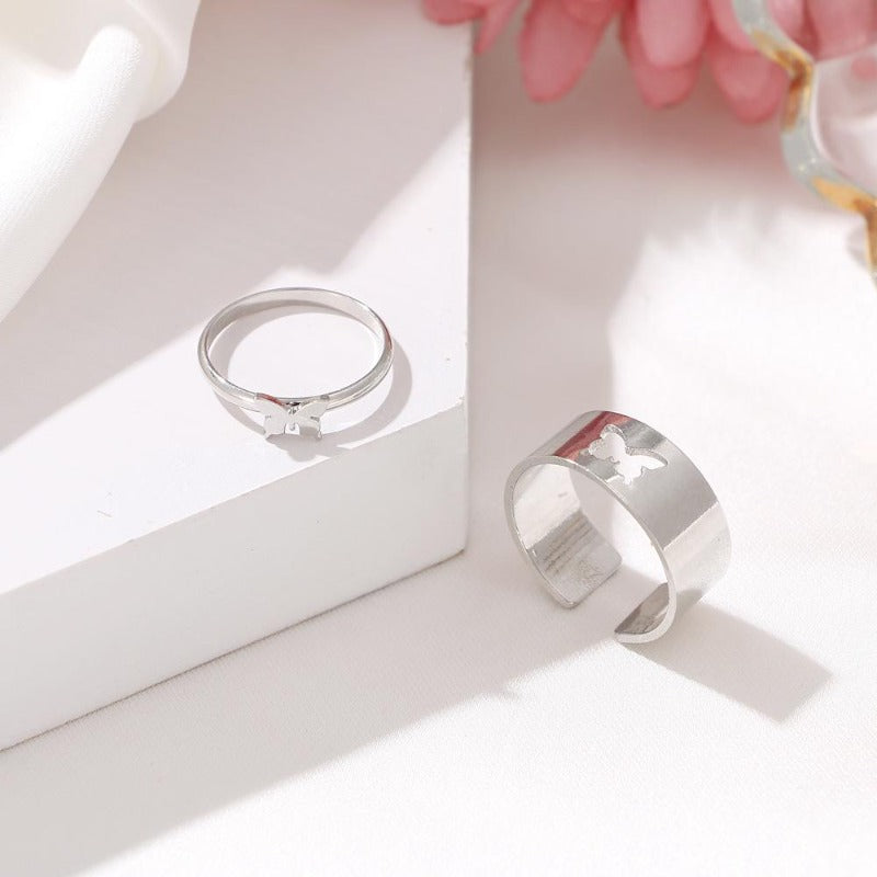 COUPLES PROMISE RING SET