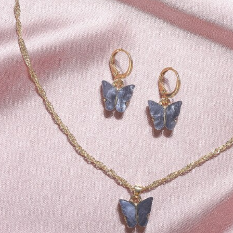 Butterfly Jewelry Set