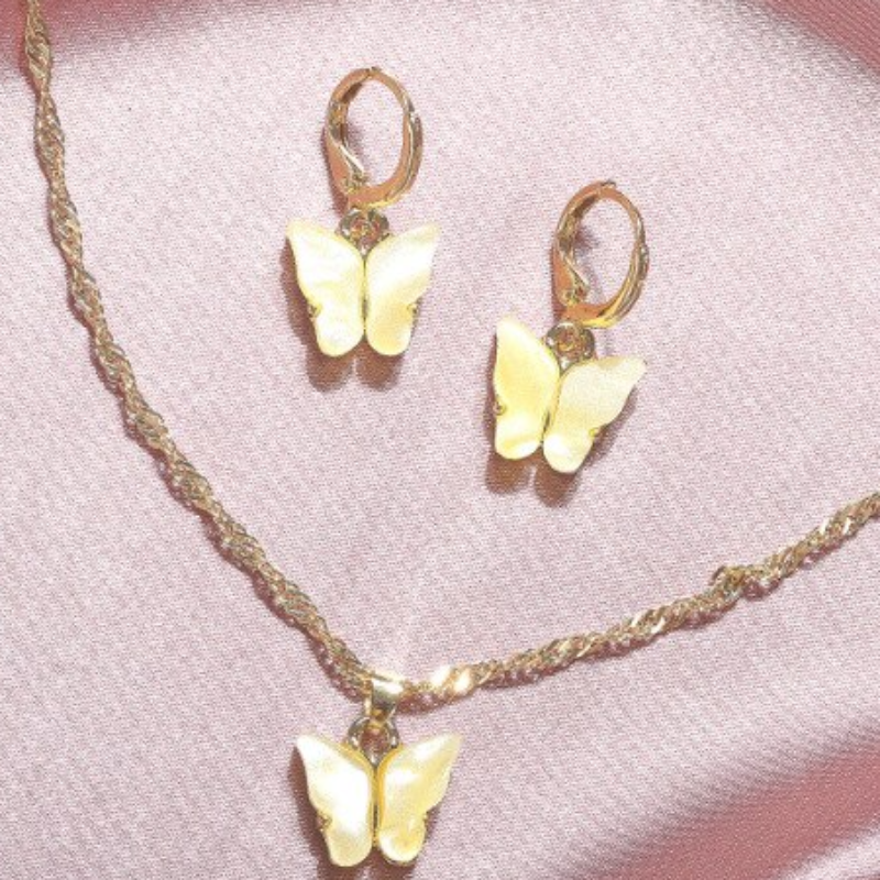 Butterfly Jewelry Set