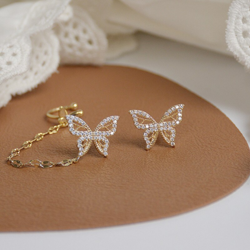 No-Pierce Butterfly Ear Clips