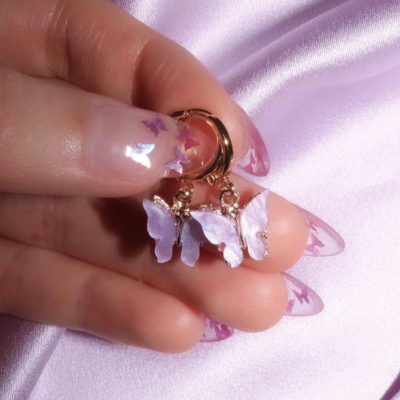 Butterfly Necklace & Earrings Set