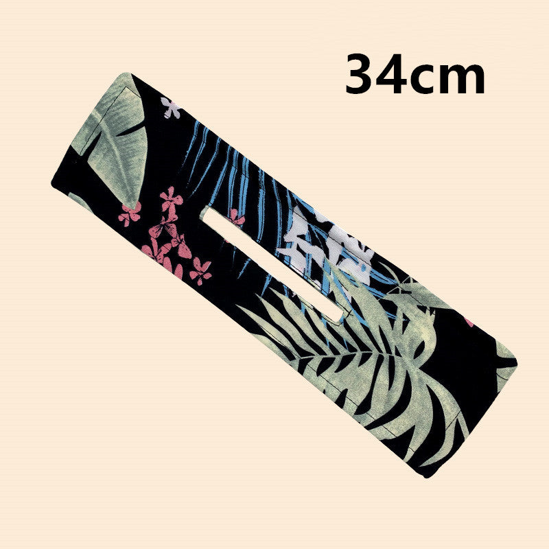Printed Headband Hair Coiler French Vintage Bow