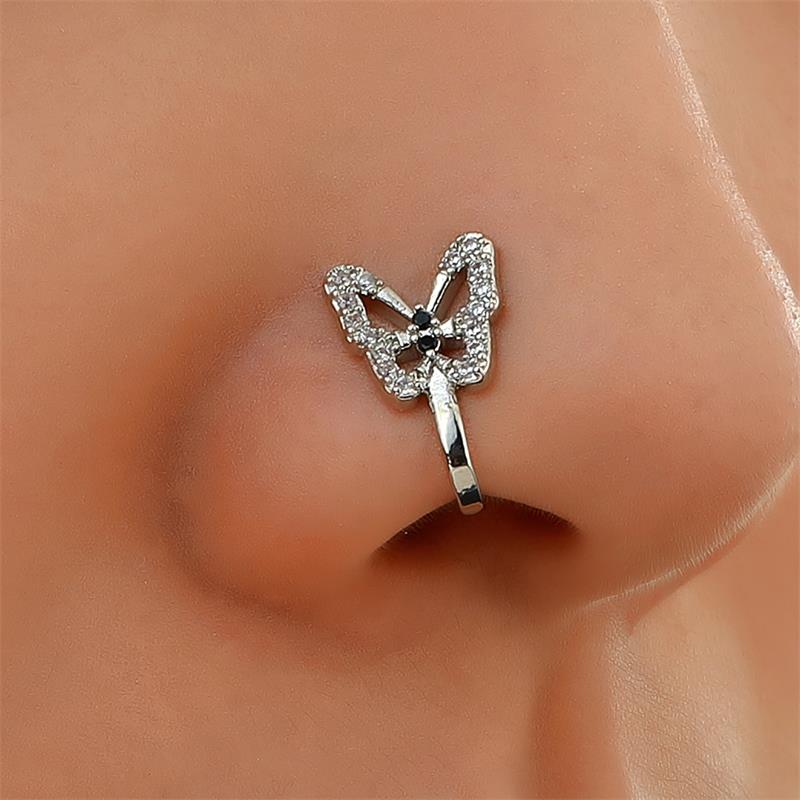 No-Piercing Butterfly Nose Clip