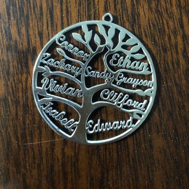 Family Tree Name Necklace