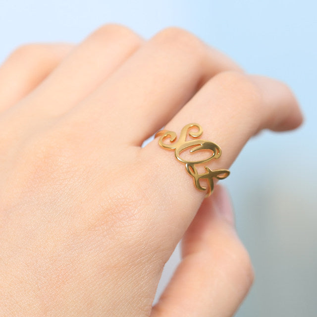 Custom Name Ring