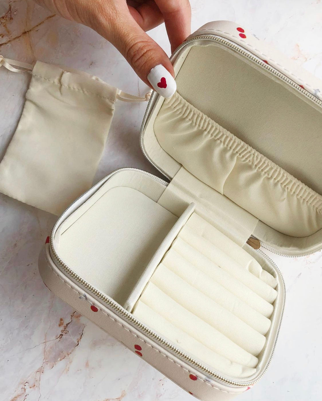 Portable Jewelry Travel Case