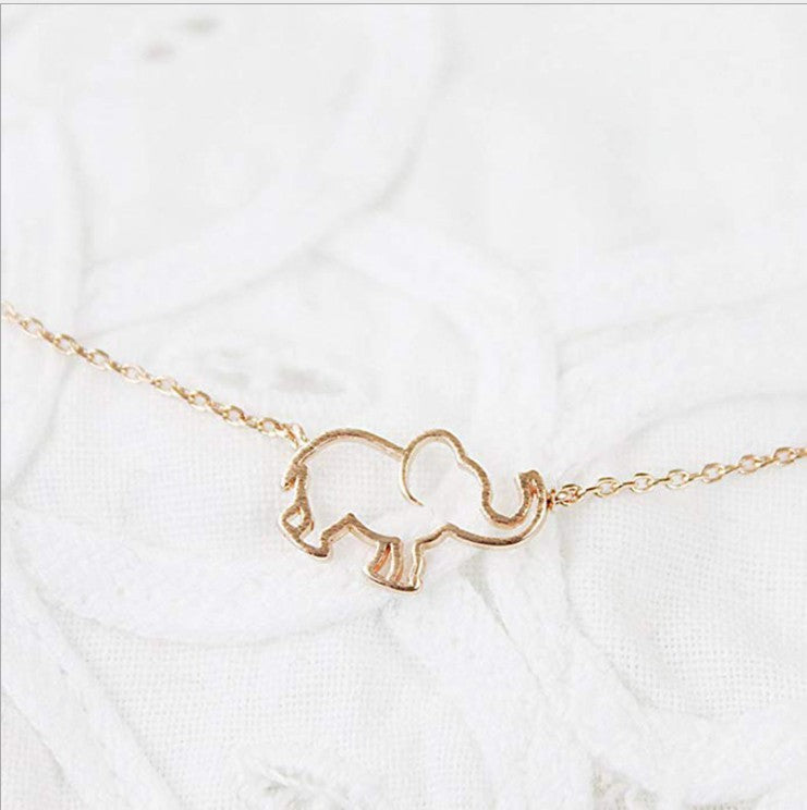 Baby Elephant Pendant Necklace