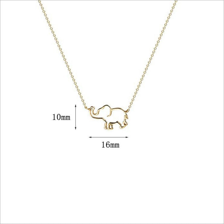 Baby Elephant Pendant Necklace
