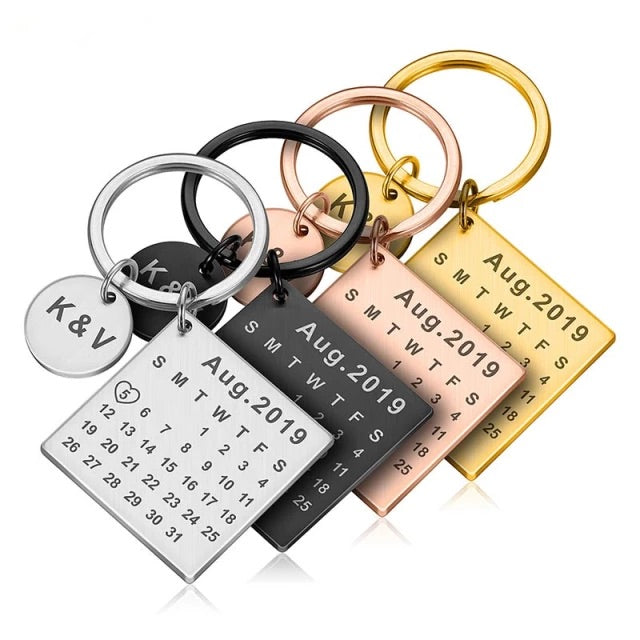 Custom Calendar Keychain