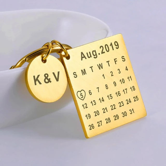 Custom Calendar Keychain