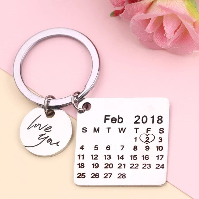 Custom Calendar Keychain