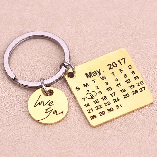 Custom Calendar Keychain