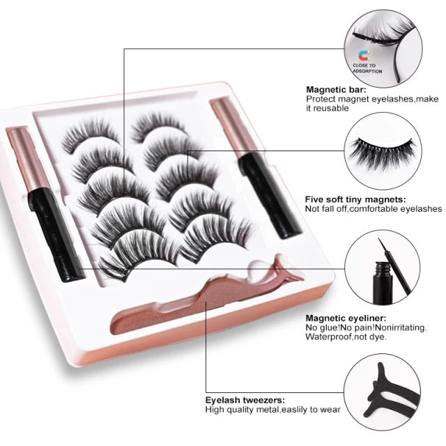 Magnetic Lashes & Eyeliner Kit