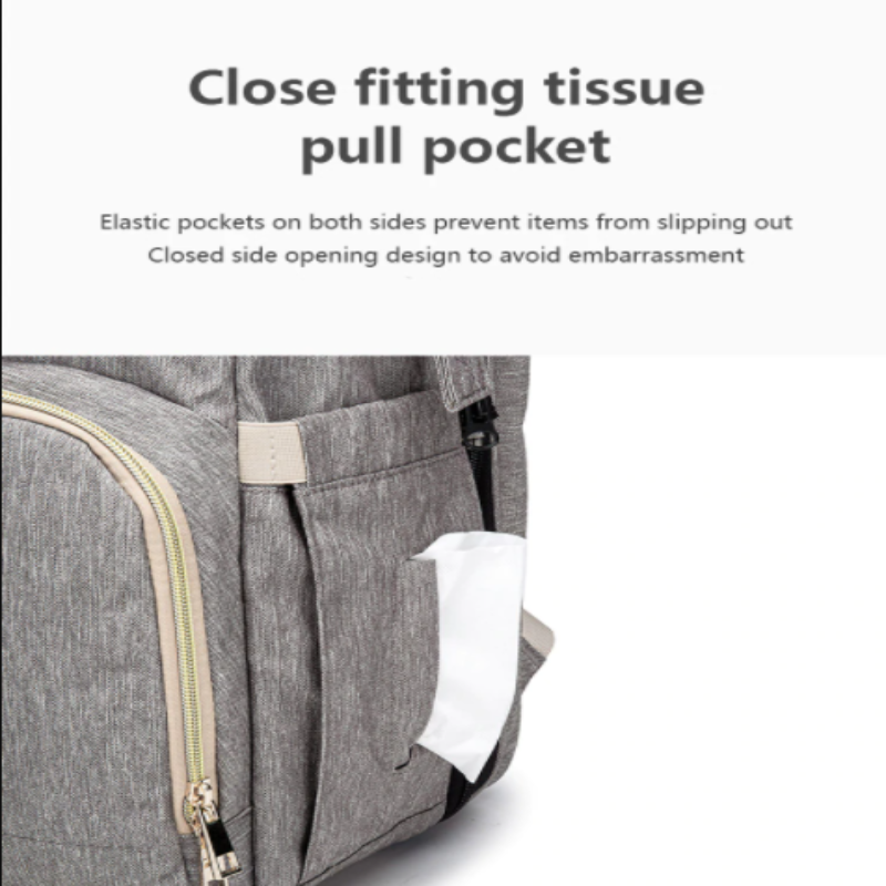 Baby Diaper Bag With Portable Bed