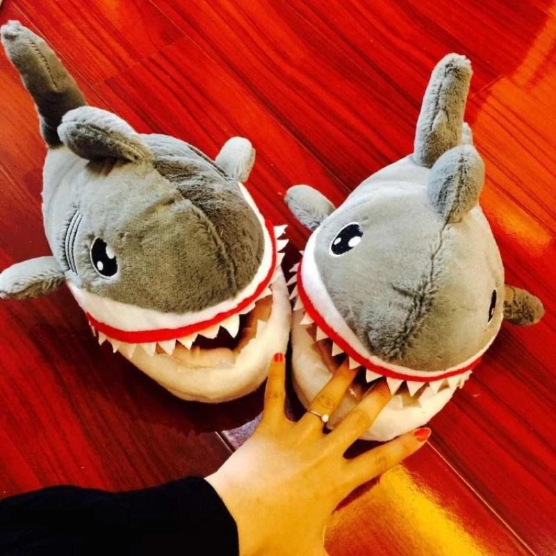 Warm Winter Shark Slippers