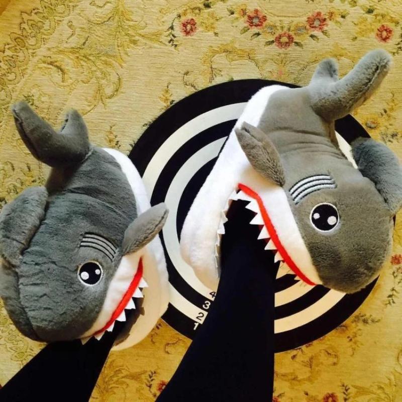 Warm Winter Shark Slippers