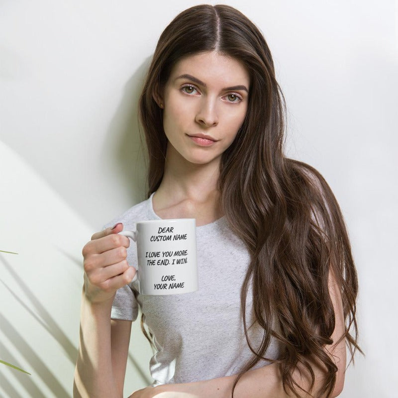 Custom I Love You More Mug